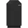 Phoenix Minecraft Lowboard 125x50x40 cm Schwarz Holzwerkstoff