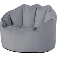 I.C.O.N. icon Sitzsack-Sessel, Grau, Textil, 180 L, 1-Sitzer, Zylindrisch,