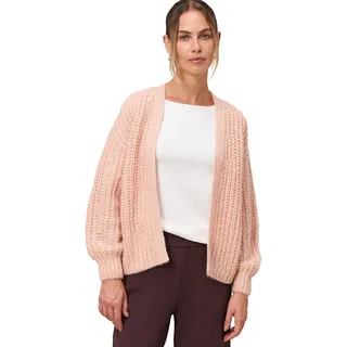 Zero Grobstrickjacke offener Style M, Light Rose Melange | M