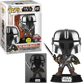Funko Pop! The Mandalorian with Dark Saber