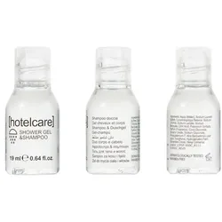 Papstar 50er-Pack Haut- und Haarshampoo »Hotel Care« Probierfläschchen 19 ml