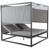 MWH Das Original MWH Cubico Daybed mit Hubtisch Aluminium - Iron Grey