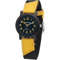 Jacques Farel Quarzuhr ORG 1470, Armbanduhr, Kinderuhr, ideal auch als Geschenk gelb