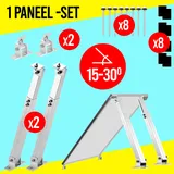 Solar Modul Halter Wand Dach Boden Balkonkraftwerk Haken 15-30 1 PANEEL SET!