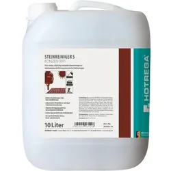 HOTREGA® PROFESSIONAL S Steinreiniger, Extra starker Intensivreiniger zur Entfernung mineralischer Verkrustungen, 10 Liter - Kanister