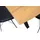 Sam Baumkante 180 x 76 x 90 cm Wildeiche schwarz