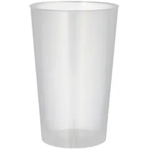 Papstar Mehrweg-Trinkbecher 0,5 l Ø 9,1 cm 96 St. Transluzent