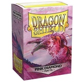 Dragon Shield Arcane Tinmen Dragon Shield Sleeves Matte: Pink Diamond Sleeves (Box of 100), AT-11039