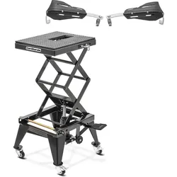 Scherenheber Cross-Lift XL + Handprotektoren passend für Borossi BT 450 Enduro GS/LX carbon