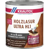 Krautol Holzlasur ULTRA HL1 Schutz gegen Holzalterung, Schimmelpilzbefall, wasserabweisend, 2,5 Liter, Teak