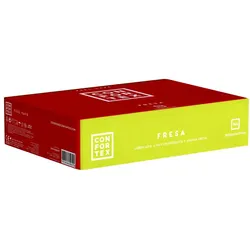 Fresa, 144 pinke Kondome mit Erdbeer-Aroma, Veganer geeignet (144 Kondome) 144 St