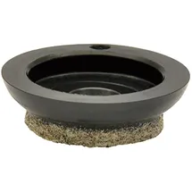 Wagner Quickclick Einsatz Möbelgleiter Ultrasoft zum Aufdrücken Ø 20mm, schwarz 4 Stück ; Wagner