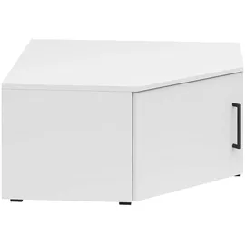 CARRYHOME Aufsatzschrank, Weiß, Kunststoff, 71.5x35x71.5 cm, FSC Mix, Waschküche, Mehrzweckschränke