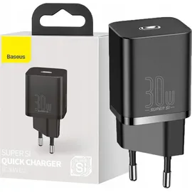 Baseus Super Si Quick Charger 1C 30W Power Delivery Charge schwarz