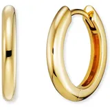 Engelsrufer Paar Creolen "Lola", (gelbgoldfarben), Ohrringe, Damen, 16mm, Silber 925 (Sterlingsilber)