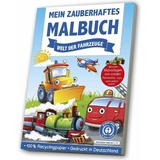 Media Verlag Mein zauberhaftes Malbuch Welt der Fahrzeuge