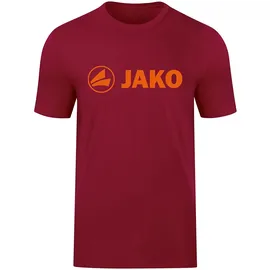 Jako T-Shirt Promo weinrot/neonorange XXL