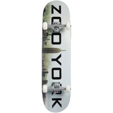 Zoo York Zoo Unisex – Erwachsene York Logo Skateboard, Fog, 7.75'