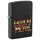 Zippo Sturmfeuerzeug - Heavy Metal, Black Matte, Color Image - Nachfüllbar - Wiederverwendbar - Windfestes Design - Geschenkbox - Made in USA