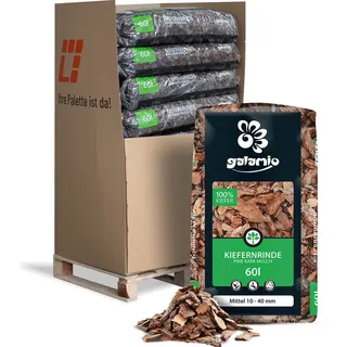 Galamio Rindenmulch Kiefer Mittel 60l x 13 Sack 780l Palette - 780 l