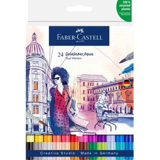 Faber-Castell Dual Marker Goldfaber Aqua 24er Set