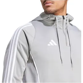 Adidas Tiro24 Training Kapuzenpullover - Team Mid Grey / White - L