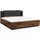 petits-meubles Alec 180 x 200 cm Schwarz/Braun