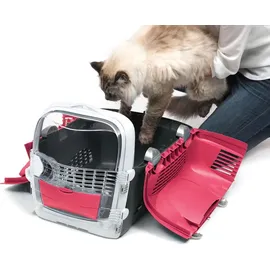 AS Discount Cabrio Transportbox 51 x 33 x 35 cm Rot/Grau