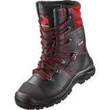 Craftland Zeder Forst-Schnürstiefel Klasse 1 S2 FO WR CR CI HRO SRA schwarz/rot, Größe: 45