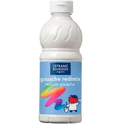 LEFRANC BOURGEOIS Gouache Liquide Redimix Temperafarbe weiß 500,0 ml