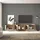 SKRAUT HOME Lowboard 309x50 cm Eiche Schwarz Holzwerkstoff