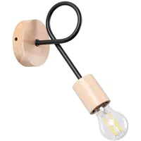 Sollux Lighting Wandlampe Ember schwarz