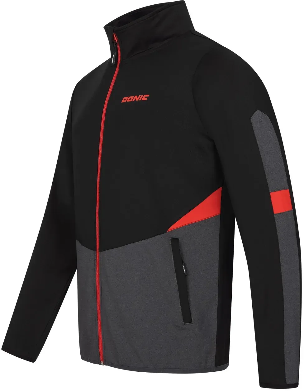 Donic Jacke Trail schwarz/rot S - S