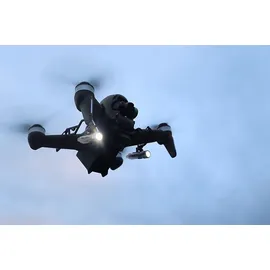 Roboterwerk Roboterwerk SELFIE 300 Dual, für DJI FPV Drohnen Beleuchtungssystem, Transparent/Schwarz