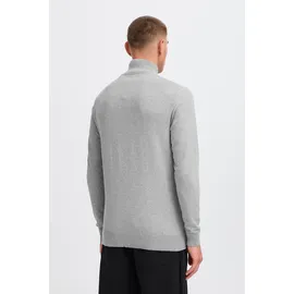 !Solid Troyer SOLID "Troyer SDAkanvis", Herren, Gr. XL, grau (gray melange), Obermaterial: 70% Baumwolle CO recyc.. 30% Polyester Pol. recyc.., Pullover Troyer