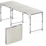 toboli Campingtisch klappbar 180x60x70cm