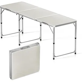 toboli Campingtisch klappbar 180x60x70cm