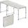 toboli Campingtisch klappbar 180x60x70cm