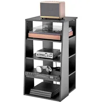 Vevor 5-stufiger Medienständer, Medienständer für DVD-Player/Kabelboxen/Spielekonsolen, Audio Komponentenschrank, StereoKomponenten