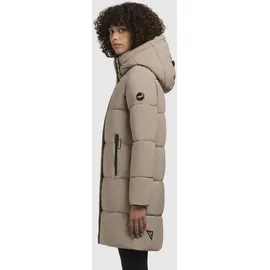 khujo Steppmantel "Haya Matt-YM", Damen, Gr. L (40), grau, Obermaterial: 100% Polyester, Futter: 100% Nylon, Wattierung: 100% Polyester, Basic, gerade ca.