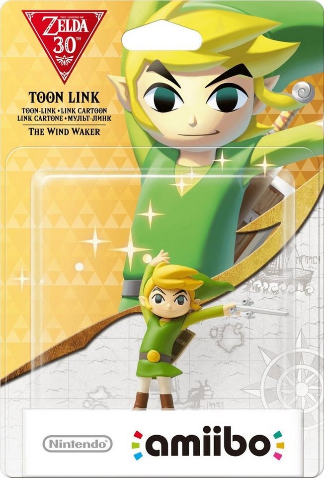 Nintendo amiibo Toon Link Legend of Zelda The Wind Waker Switch Wii U 3DS Switch-Controller grün
