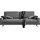 creation by rolf benz 3-Sitzer "CR.450, Designsofa, Loungesofa", grau (fehgrau 062, 36), B:204cm H:85cm T:95cm, Jacquard-Flachgewebe Diane 1 Q2 (55% Polyacryl 45% Polyester), CREATION BY ROLF BENZ, Sofas, Armlehne niedrig, Fuß chromfarben glänzend, Breite 204 cm