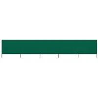 VidaXL 5-teiliges Windschutzgewebe 600 x 160 cm Grün