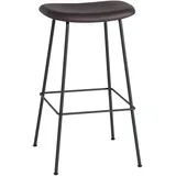 Muuto Fiber Barhocker 65 cm grau/grün