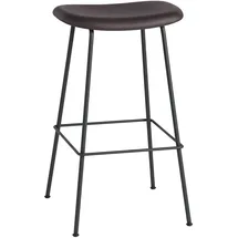 Muuto Fiber Barhocker 65 cm grau/grün