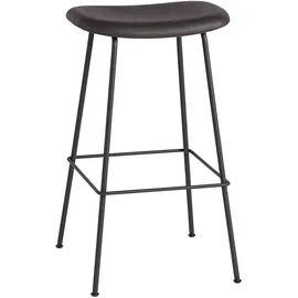 Muuto Fiber Barhocker 65 cm grau/grün