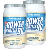 Body Attack Power Protein 90 Cookies'n Cream Pulver 1000 g