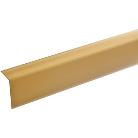 acerto acerto® Alu Treppenwinkel-Profil 170cm 52x30mm gold selbstklebend