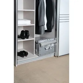 Home4You Aufbewahrungsbox 51 x 24 x 37 cm 6-tlg. grau
