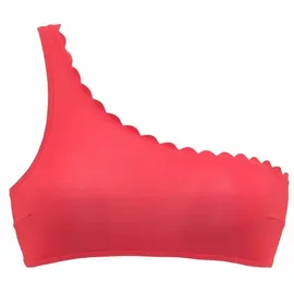 LASCANA Bustier-Bikini-Top Scallop Rot 32 Cup A/B